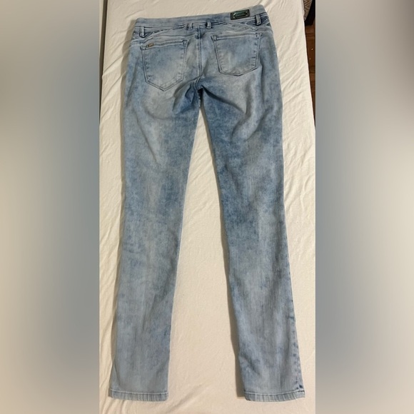 Salsa Jeans embroidered skinny straight acid wash jeans. Size 31. B1 - Picture 5 of 13